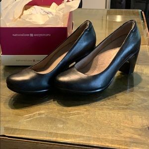 Naturalizer@work, New, Sz 7W, Black Heels